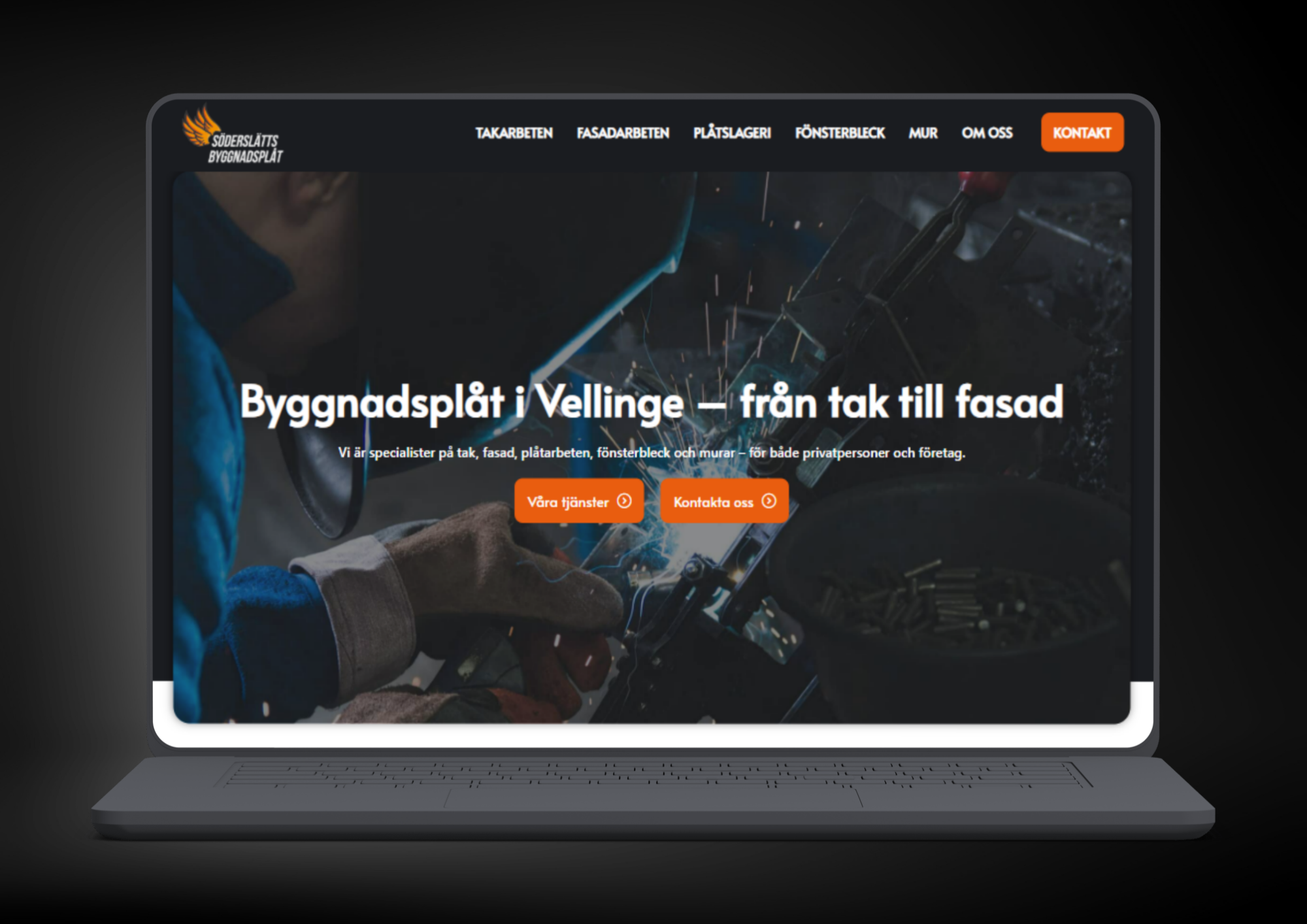 Case: Söderslätts Byggnadsplåt – Hemsida & grund SEO